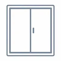 2-Panel Sliding Patio Door
