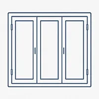 3-Lite Hinge Patio Doors