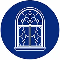 Decorative glass architectural window replacement