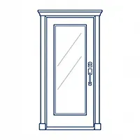 Full-lite Design Fiberglass Doors