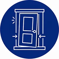 Difficult to open door