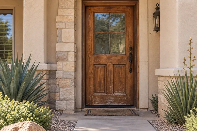 Entry Door Replacement in Phoenix - Before