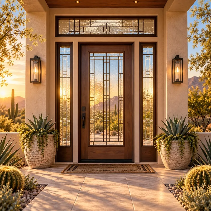 Entry Door Glass Options