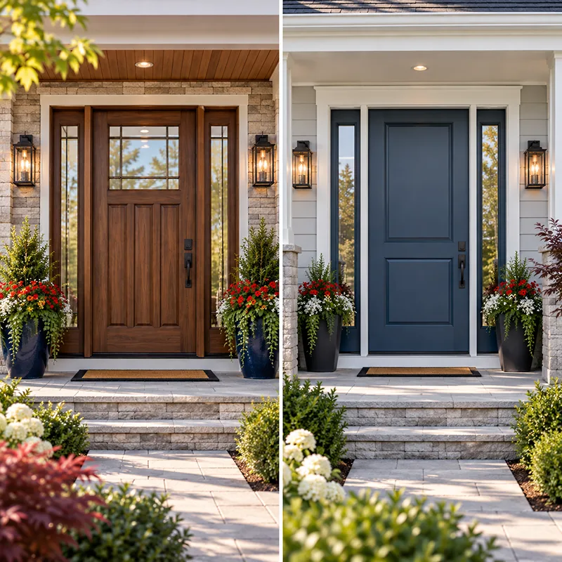 Fiberglass vs Steel Entry Doors