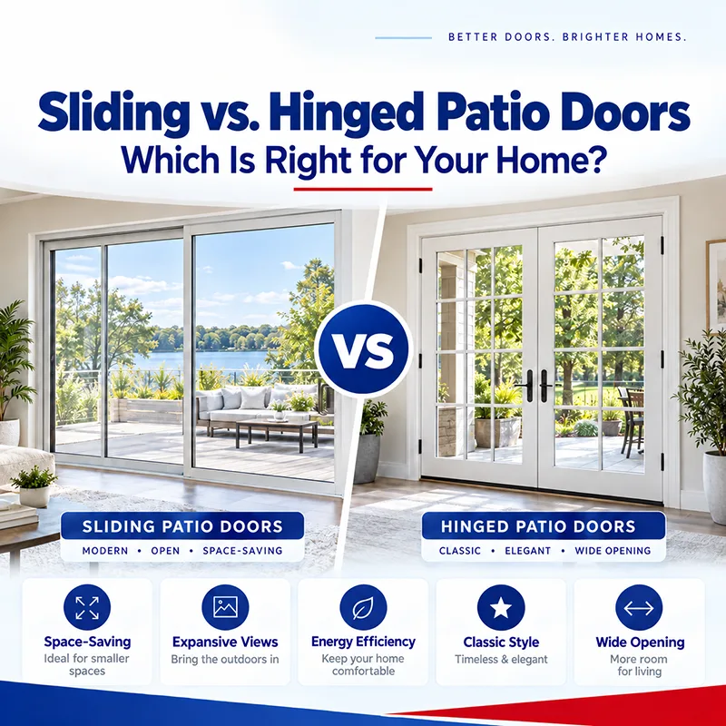 Sliding vs. Hinged Patio Doors