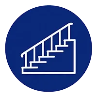 Stairways Art Glass Window Replacement